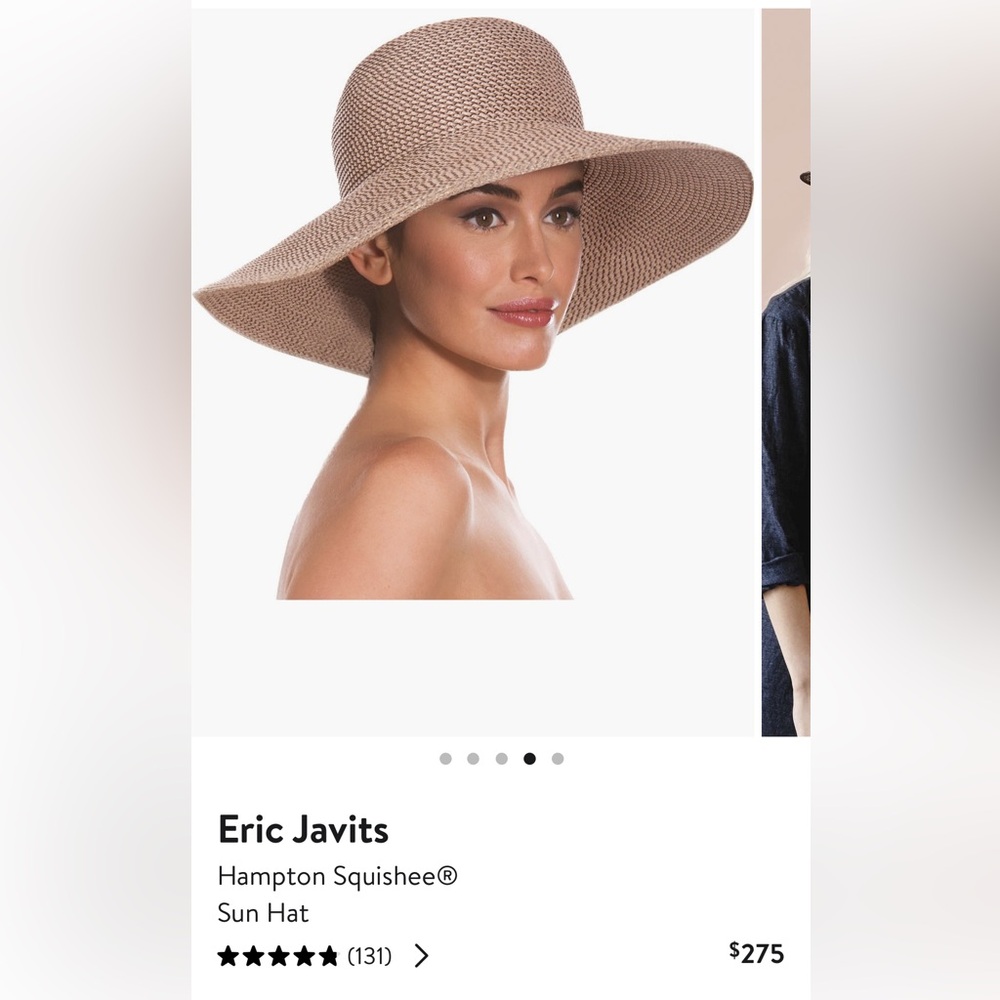 Eric Javits Squishee Sun Hat - Packable + UPF 50!